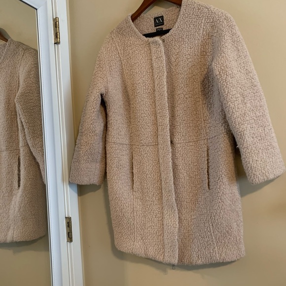 Armani exchange oatmeal / light brown jacket . - Picture 3 of 7